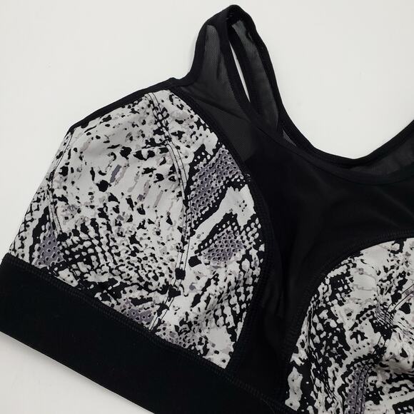HPE Impact Bra 2.0, Black Graffiti Women's Size L - Picture 4 of 9